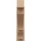 Ekena Millwork 6-in W x 26-in D x 26-in H Balboa Block Rough Cedar Woodgrain TimberThane Outlooker, Primed Tan OUTUR060X26X26BOA44RCPR - alternate 6